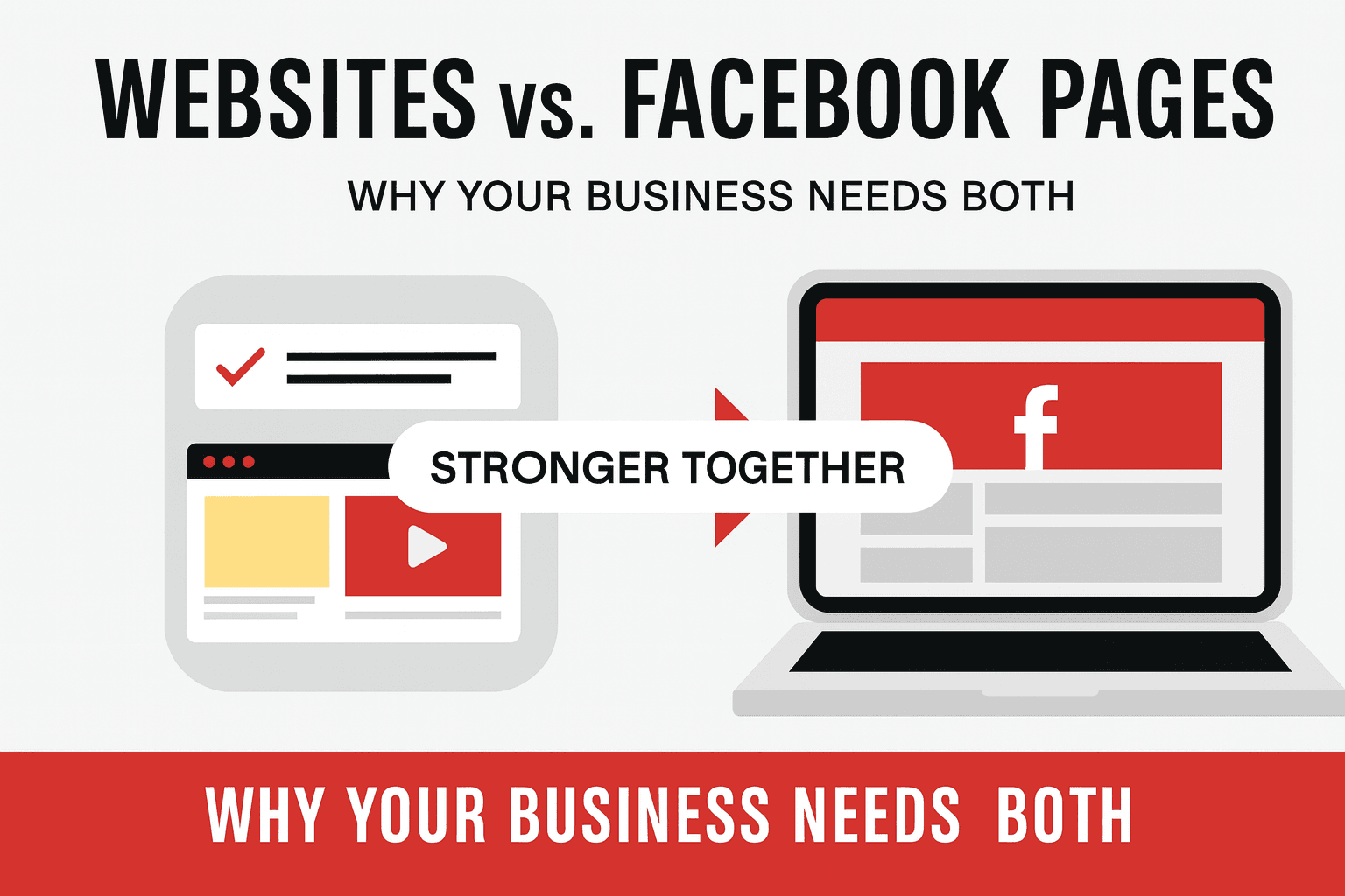 Why Your Business Needs Both a Website and a Facebook Page