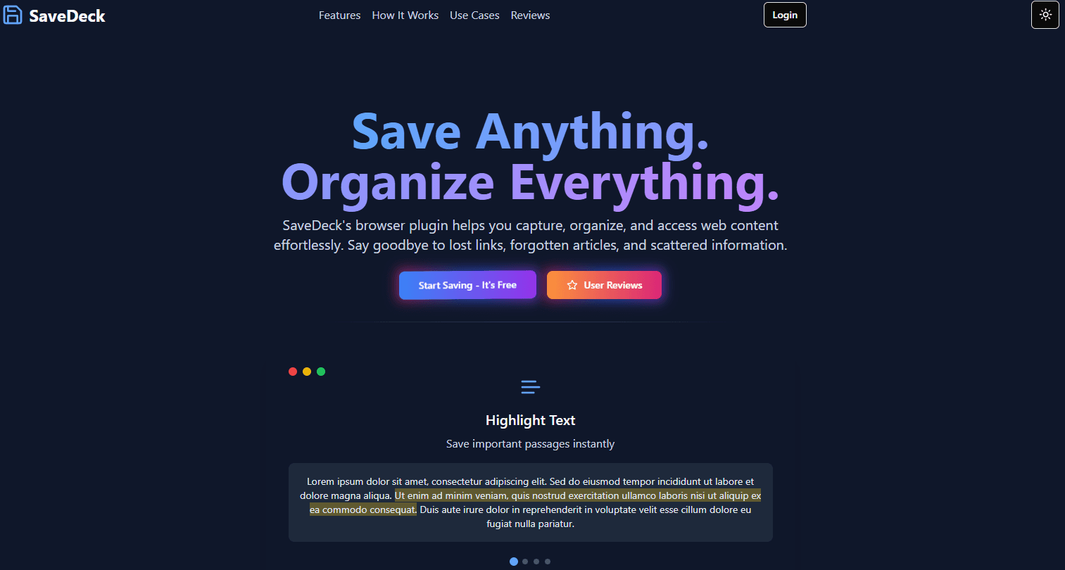 SaveDeck